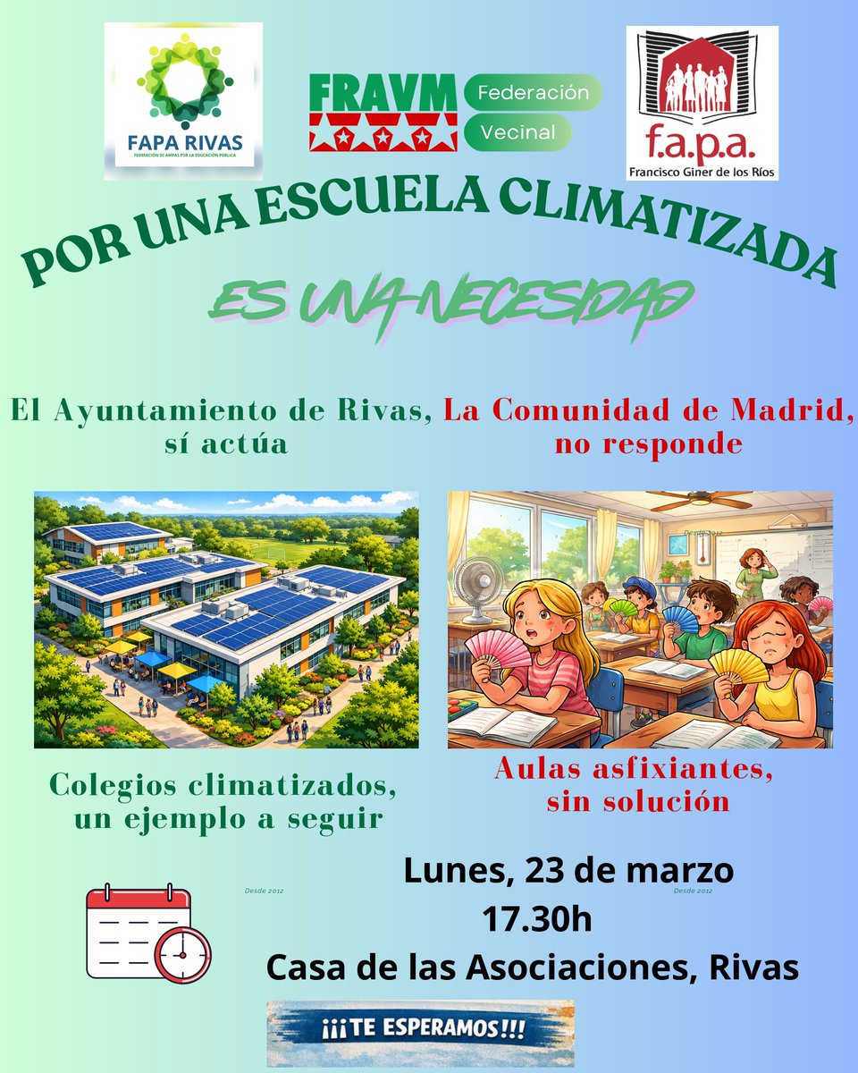 Federación Vecinal de Madrid tweet media