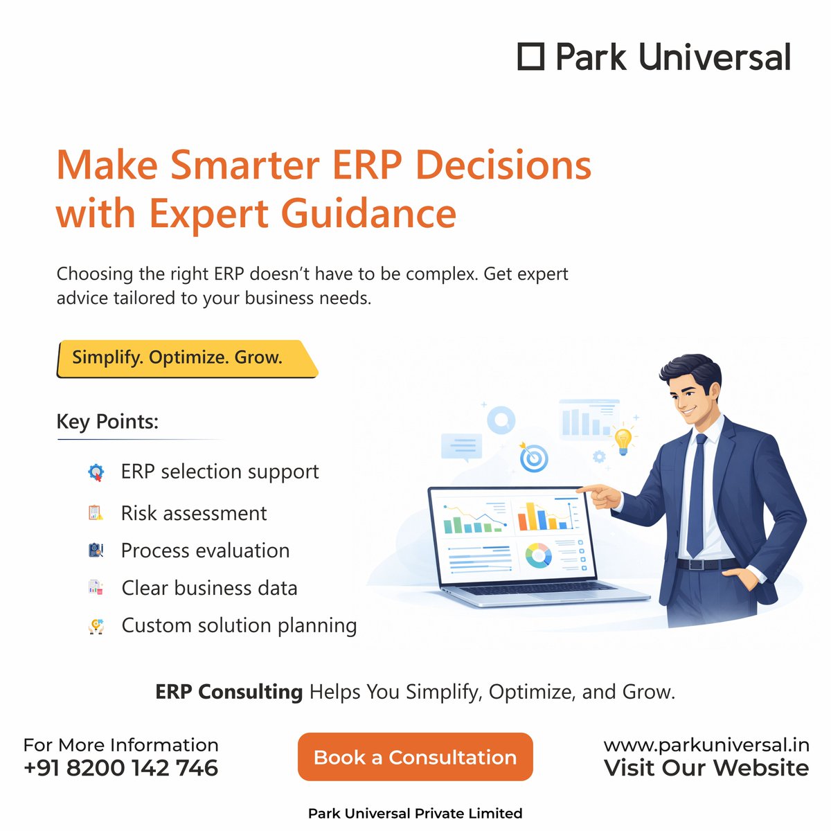 ParkUniversalPL's tweet photo. ERP implementation has a high failure rate when done alone. Why take the risk? 

We help you:
1️⃣ Evaluate processes
2️⃣ Assess risks
3️⃣ Plan custom solutions

Make smarter decisions with Park Universal. Simplify. Optimize. Grow.
#TechDecision #BusinessOwner #Scaling #ParkUniversal https://t.co/s51ovhD3uS