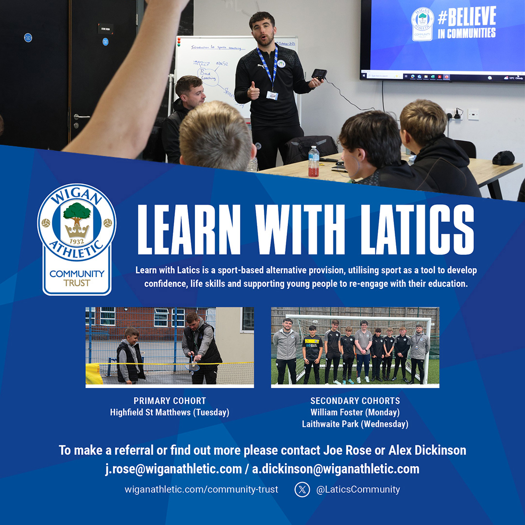 Wigan Athletic Community Trust tweet media