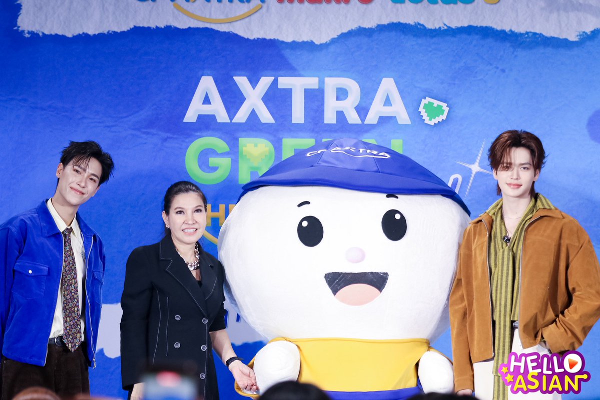 "จูเนียร์-มาร์ค" และผู้บริหาร ร่วมงาน“AXTRA GREEN THE NEXT GEN”

AXTRAGREEN JUNIORMARK

#CPAXTRAxJuniorMark #จูเนียร์มาร์ค #JuniorMark #junniorrs #markjrtn
#makroLotussxJuniorMark 
#CPAXTRA #AXTRAGreenTheNextGen #พลังฟินสร้างโลกสีเขียว #AXTRAGreenTogether