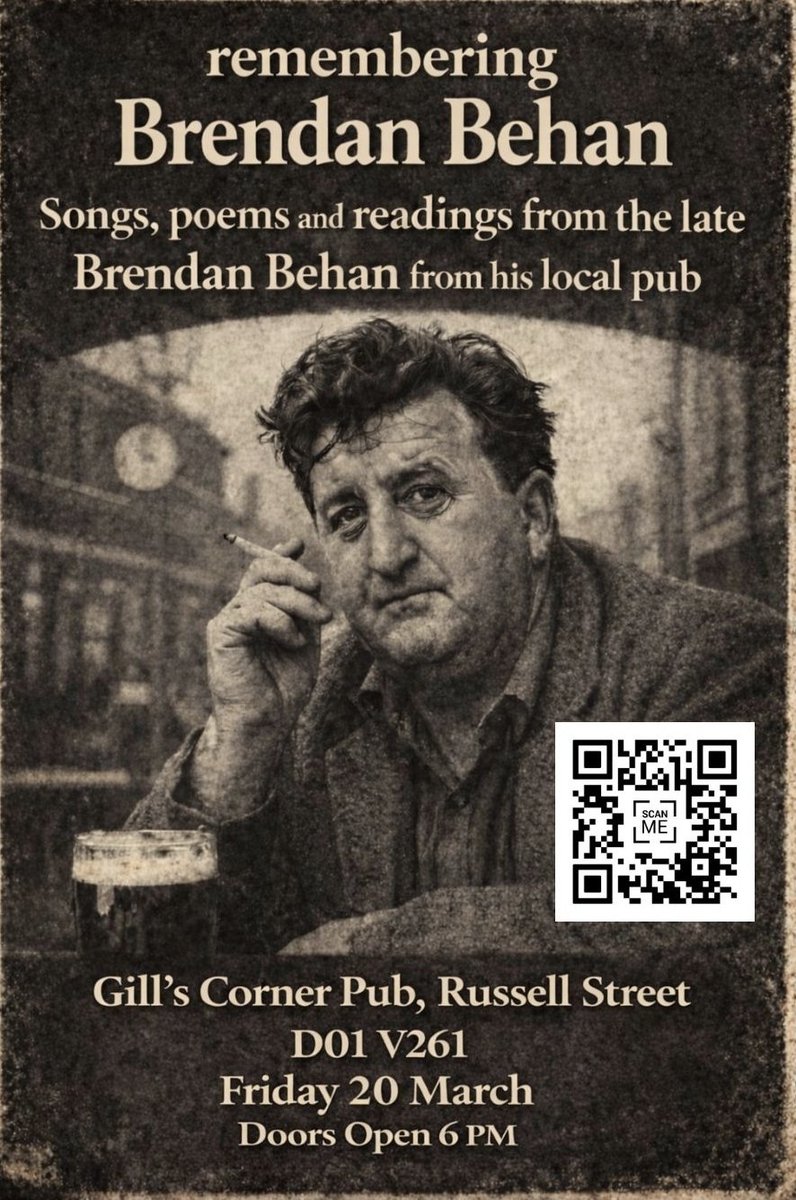 Wallace_Asti's tweet photo. On this day we remember Brendan Behan on the anniversary of his death 20th March 1964. Pictured at Dublin Zoo with his daughter Beatrice in the background. Photographer unknown. #OTD #russellstreet #legend ๐ https://t.co/NTyedSMqhy