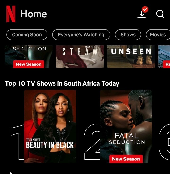 BecomingMsM's tweet photo. @tylerperry Even in South Africa ☺️ Release season 3 please 😭 https://t.co/DVA7g81Cx7