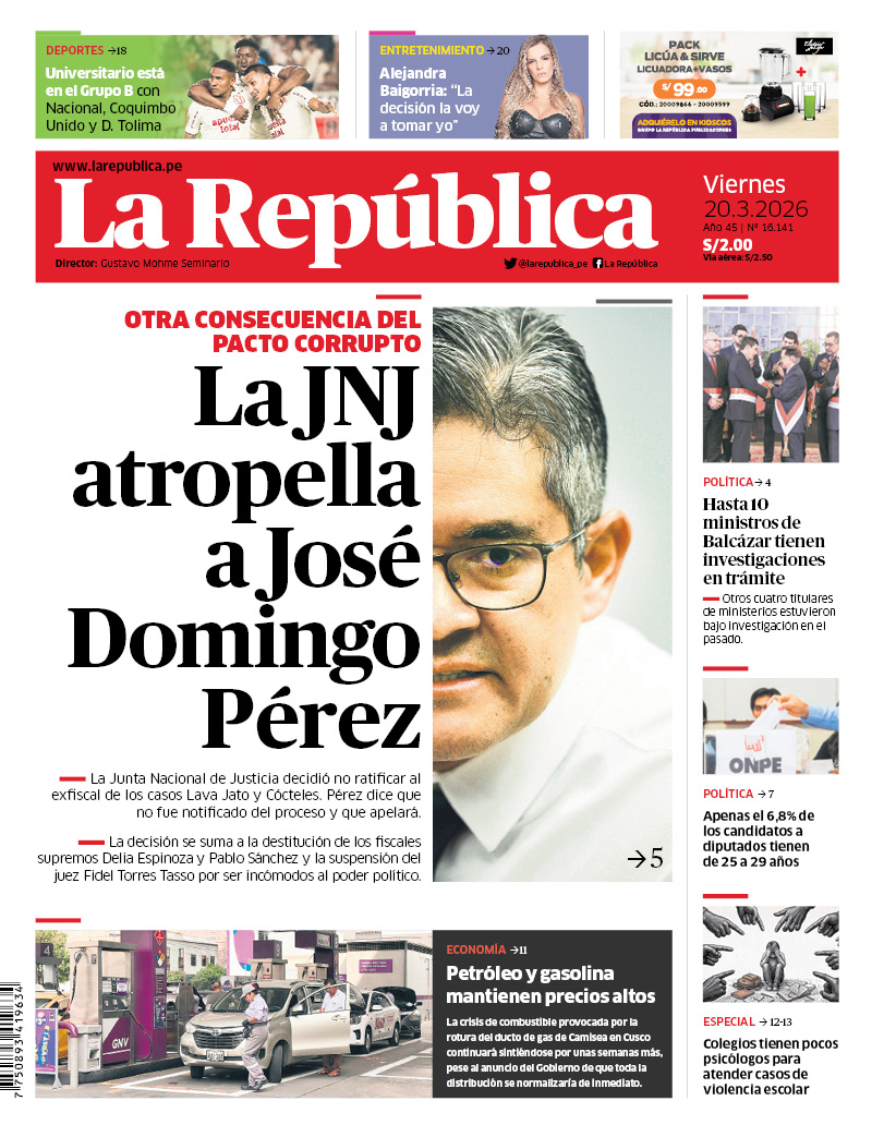 🗞 ¡Buenos días! 👋 Esta es nuestra portada de hoy, viernes 20 de marzo de 2026 📰

➡️ Recuerda que también puedes leer nuestra versión impresa aquí: lnk.bio/s/fcab6