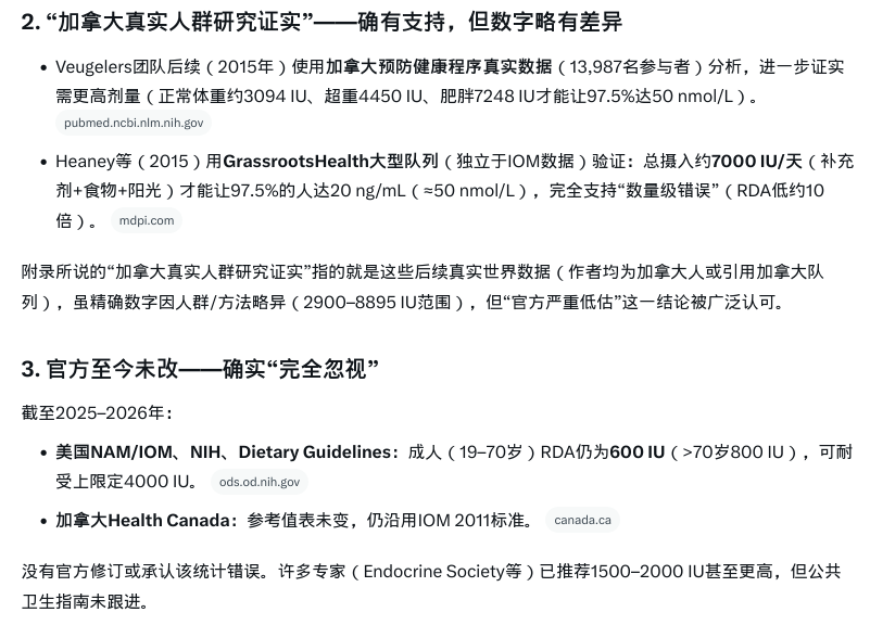 DIYism's tweet photo. @BoboLucyWisdom 实验证实 每天补充维D 需要3000 IU到7000 IU才够, 600 IU太低了 https://t.co/CGFDgmHRH3