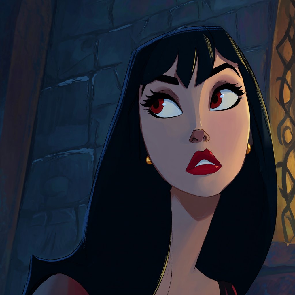 Western animation close-ups