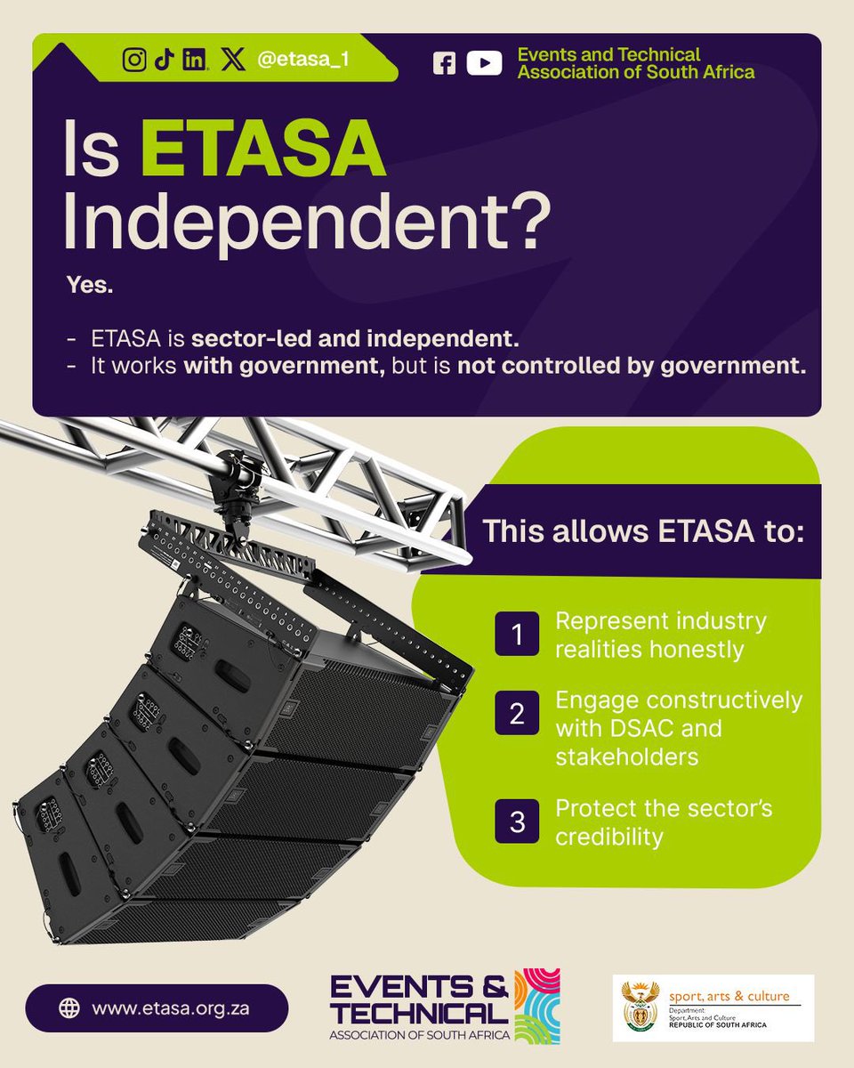 Events and Technical Association of South Africa tweet media