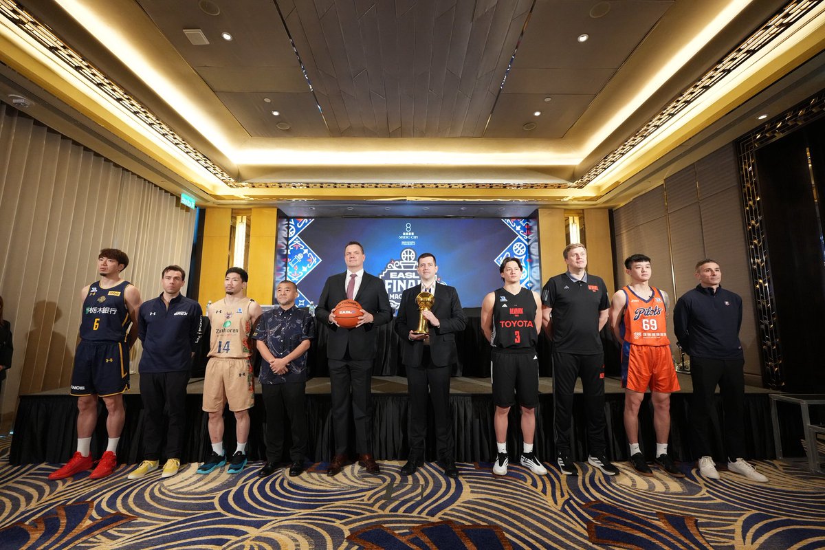 shusuke0726's tweet photo. 【EASL FINALS MACAU 2026】
アジア各国の強豪が激突する“アジア最強決定戦”に公式メディアとしてマカオに帯同してます🇲🇴🏀
 
今大会、小田は日本から参戦する宇都宮ブレックス、アルバルク東京、琉球ゴールデンキングスを担当します🫡🇯🇵

いよいよ準決勝、楽しみです✨ https://t.co/D7Cc62kwnk