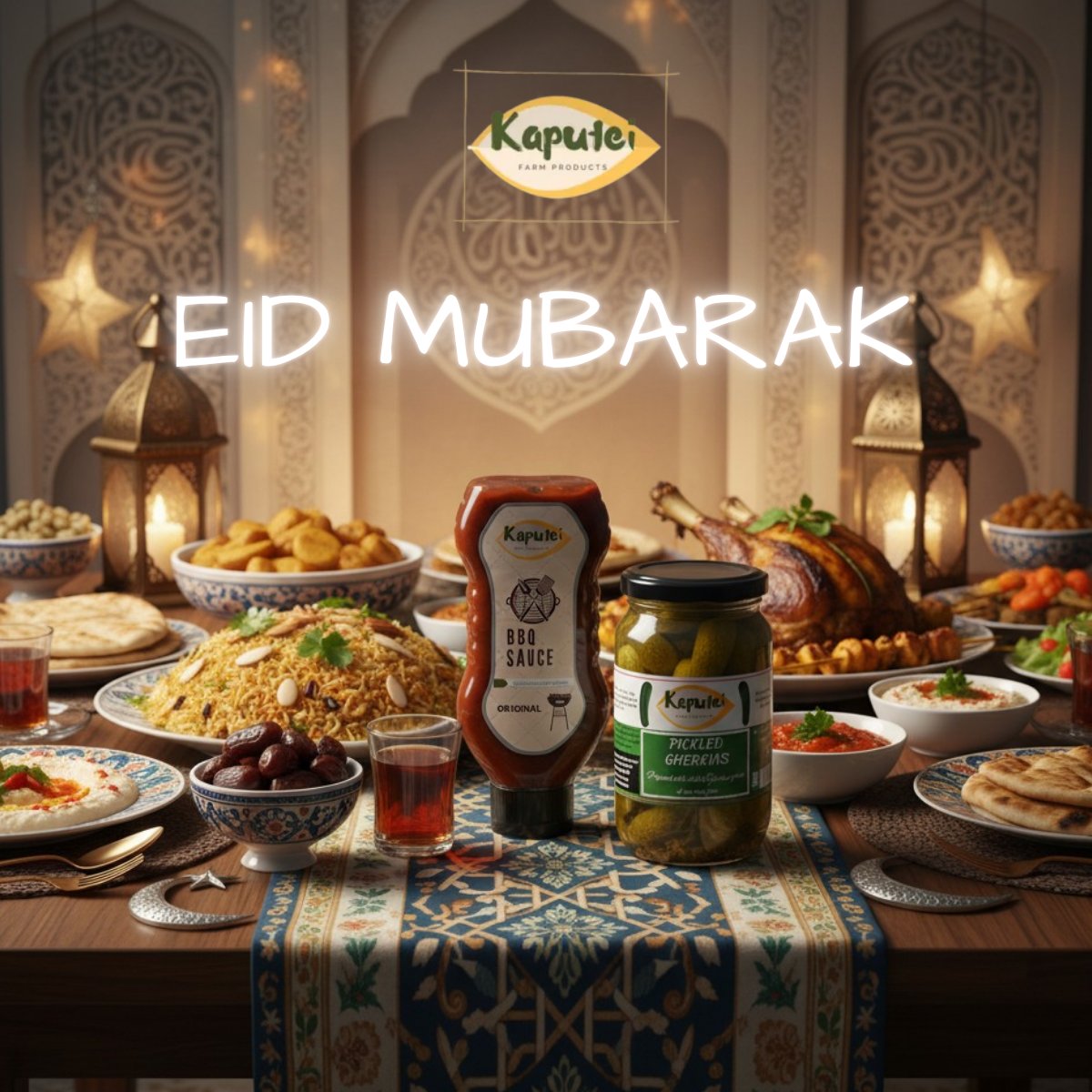 kaputeifarm's tweet photo. Eid Mubarak 🌙✨
Eat. Share. Celebrate. 🤍

#EidMubarak #BlessedEid #Eid2026 #CelebrateTogether #KaputeiMoments #FoodAndFamily https://t.co/zkB3aTPBV8
