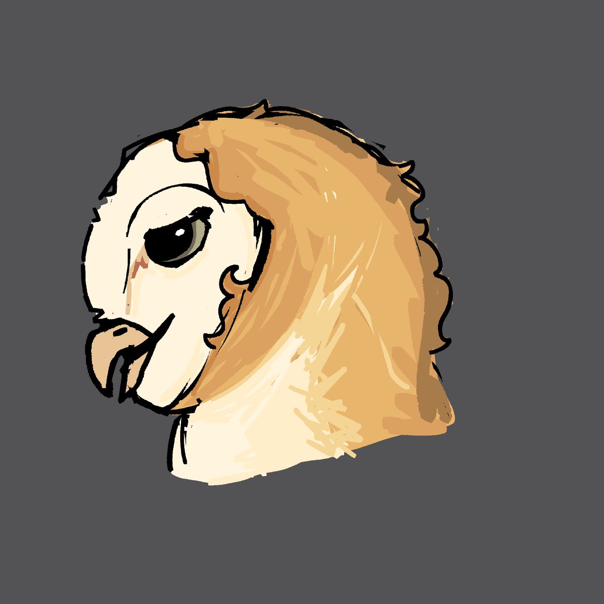 DoeStumped's tweet photo. barn owl mikado!!!! https://t.co/Q1Dw8qcWAy