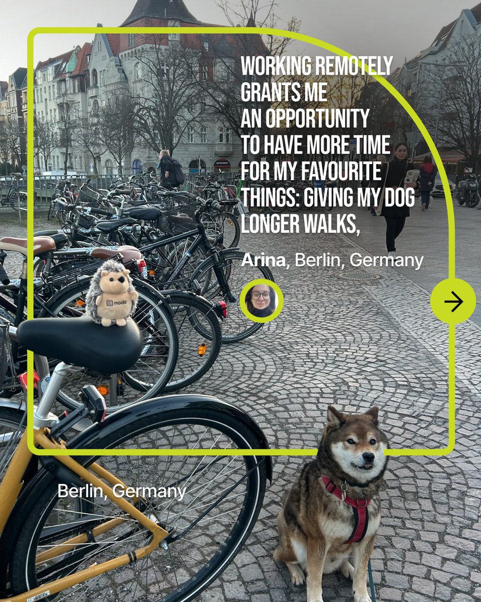 Nodapayments's tweet photo. Continuing Hedgie’s travels 🦔 We have no shortage of colleagues ready to host him – and plenty of work setups still to showcase. This week’s route: Cyprus, Lithuania, Germany and Poland.

#NodaTeam #RemoteCulture https://t.co/SwrVFYhfgU