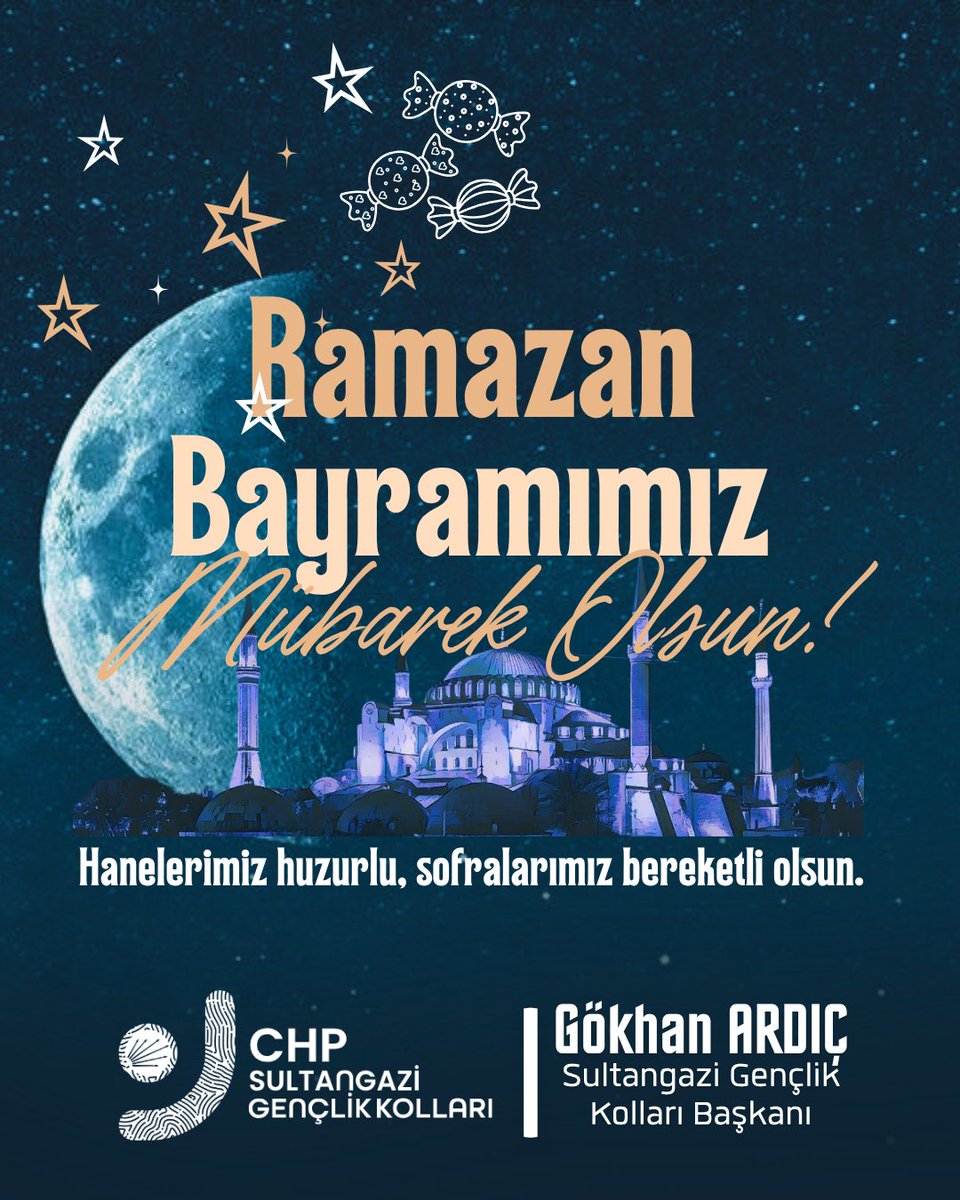 ChpSGaziGenc's tweet photo. Ramazan Bayramımız Mübarek Olsun

Hanelerimiz huzurlu, sofralarımız bereketli olsun. https://t.co/zow2F3iEnz