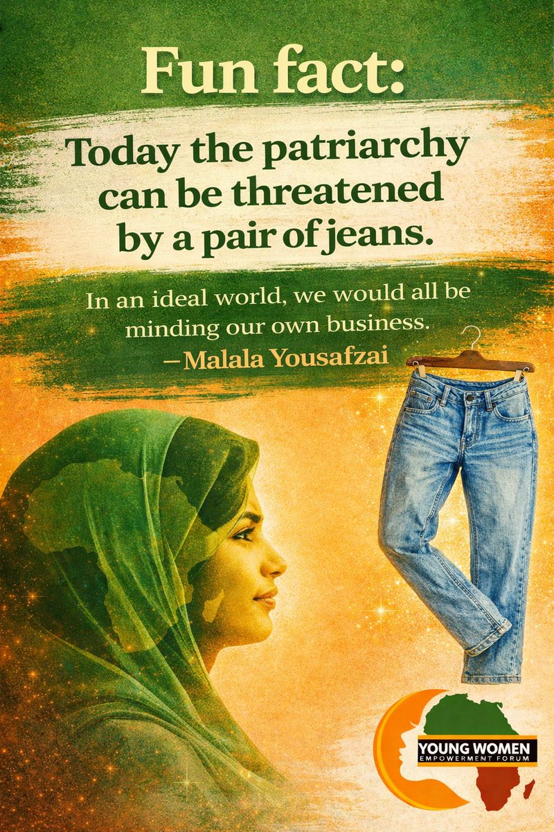YWEF_'s tweet photo. ✨ A pair of jeans shouldn’t be a revolution—but here we are. Let women live. 💚🧡
#KnowYourRights 
#KnowTheConstitution 
#HerRightsHerPower https://t.co/YEQC8MeJXs