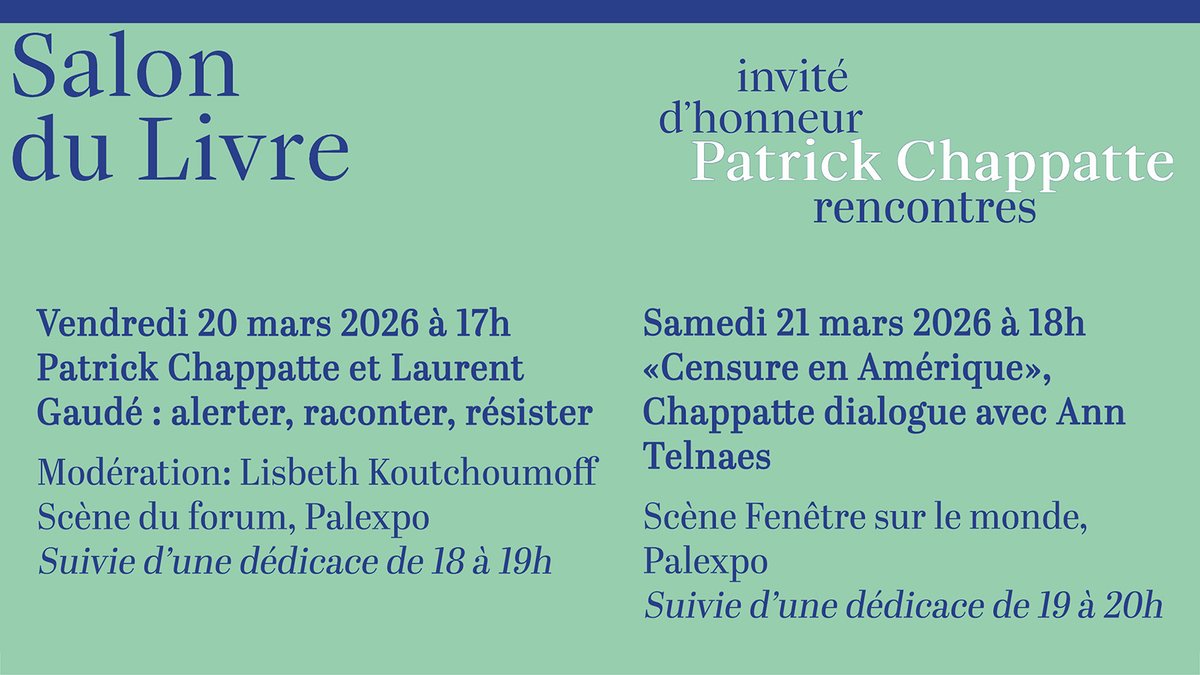 Dessins de Chappatte tweet media