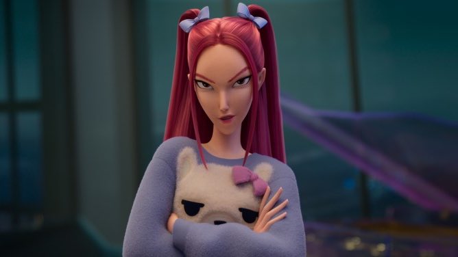 barbie on a bookshelf tweet media