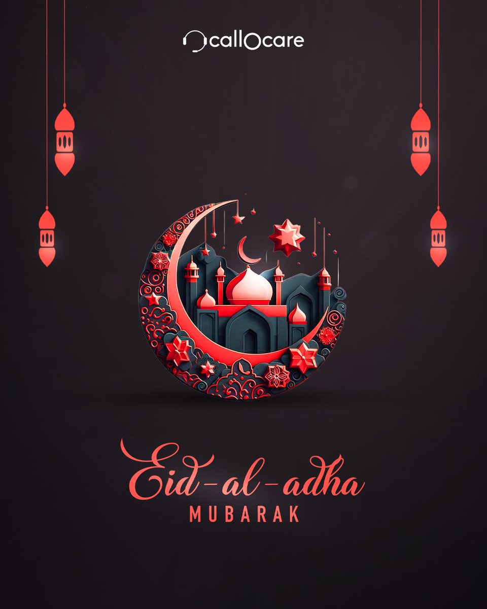 CallOcare's tweet photo. Eid Mubarak from CallOcare. Wishing you meaningful connections and care.
#EidMubarak #CustomerCare #Connection #Support https://t.co/dPDFH0E4Et