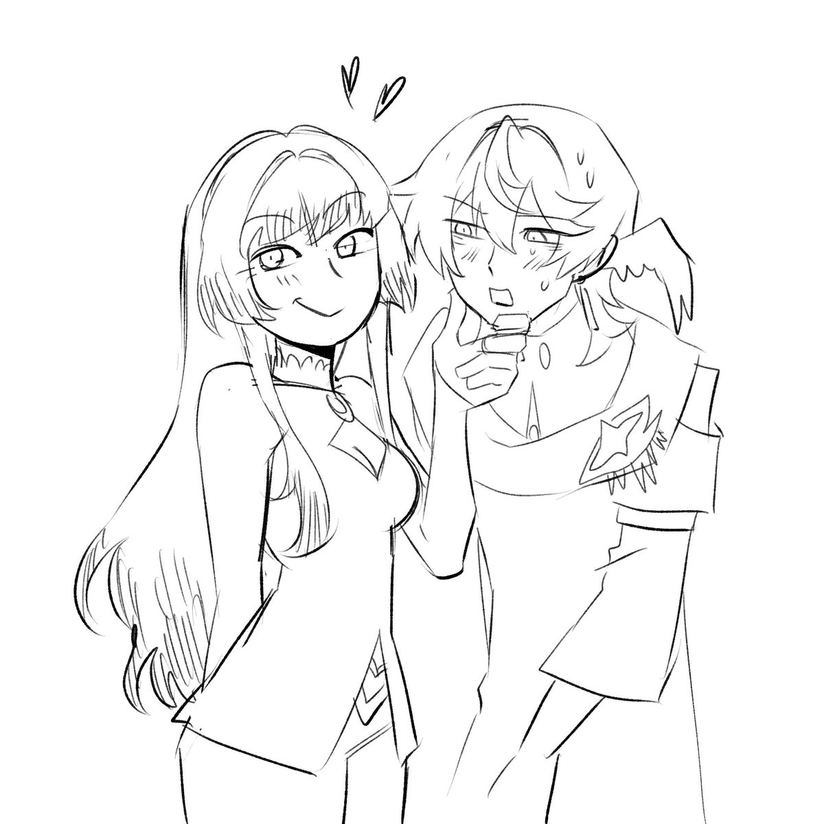 lesoowa's tweet photo. bonus sketch from them 🥹 https://t.co/olGL8ibDyI