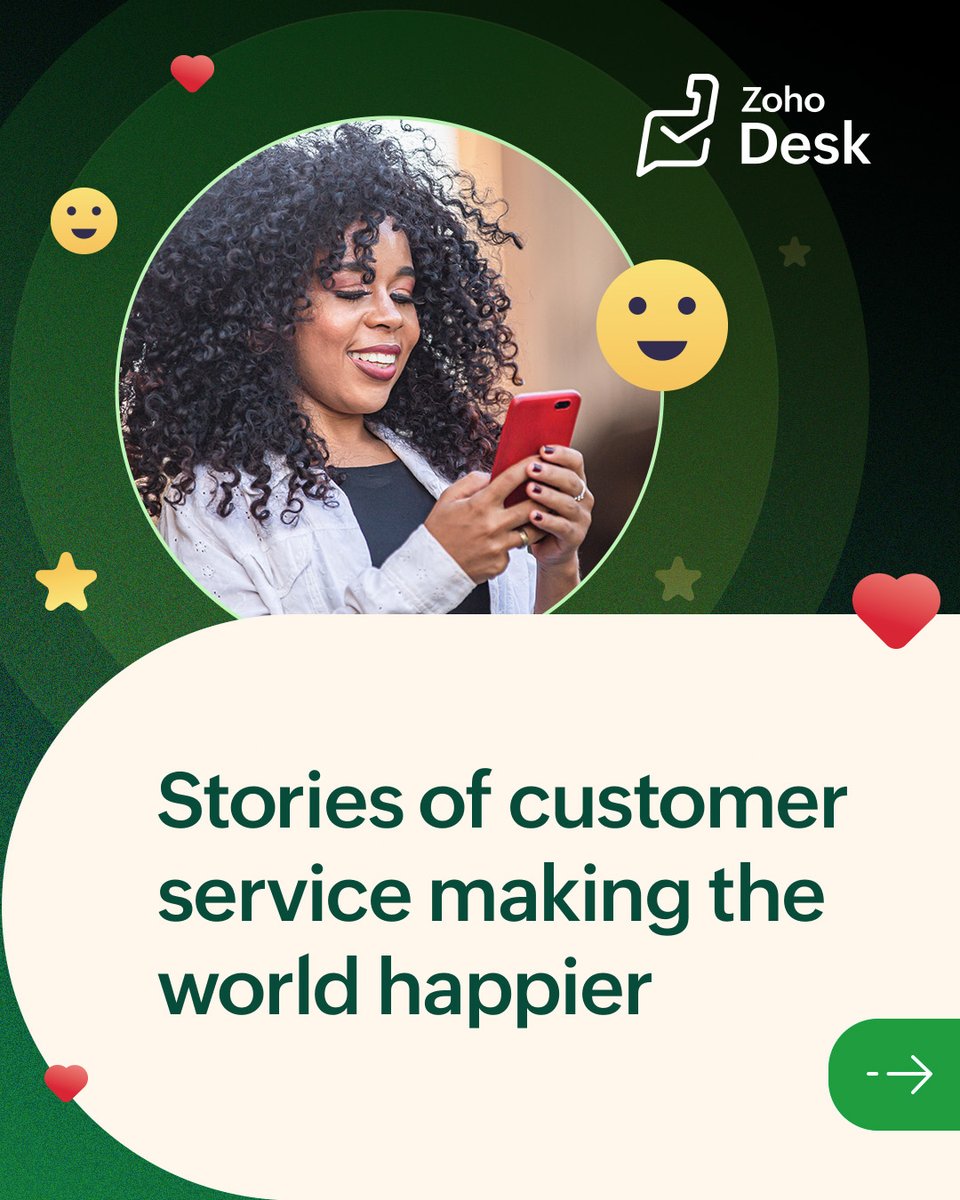 Zoho Desk tweet media