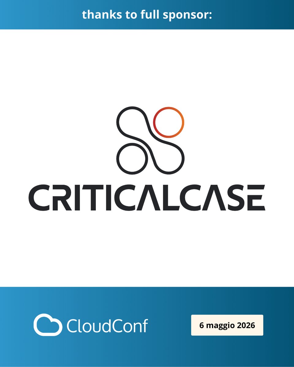 CloudConf tweet media