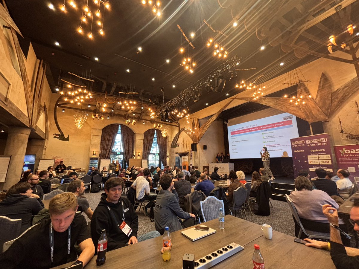 bennimack's tweet photo. Kickoff at @rulantica #Cfhack26 with 100+ fellow hackers. Missing @sulu again - hey organizers. Bring them in next year. ๐ซฐ https://t.co/ut2fPKtcUw