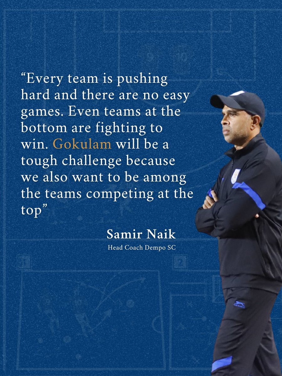 demposcofficial's tweet photo. Our Head Coach Samir Naik on the challenge ahead. 💪 https://t.co/h1N32phllA