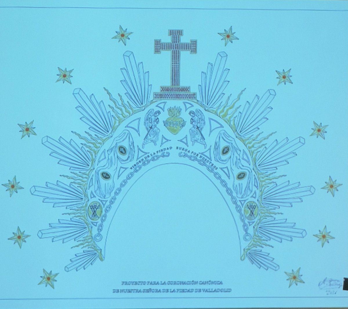 sentircofradevl's tweet photo. Quizás muchos cofrades de San Martín compartan esto:

1. NO MEJORA LO QUE YA HAY

2. NO ES LO IDÓNEO PARA RECONOCER CANÓNICAMENTE LA DEVOCIÓN QUE SE LE TIENE A ESTA IMAGEN

3.EL JOYERO NI SE HA MOLESTADO EN HACER UN DISEÑO PROPIO PARA ESTA, UTILIZA EL DE LA VERA CRUZ CON RETOQUES https://t.co/exLaB16ACk