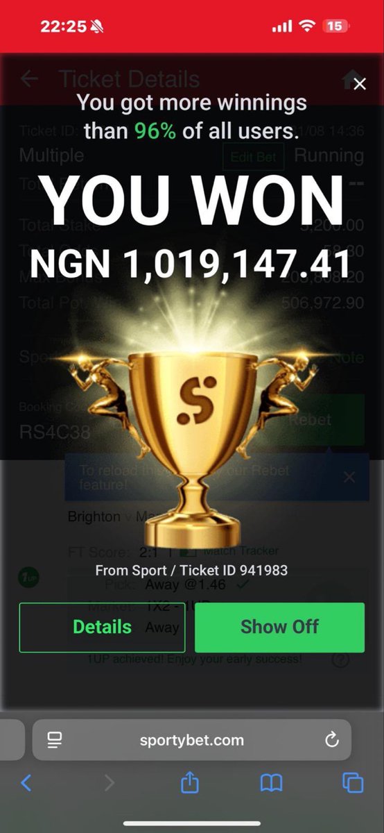 EstDabell's tweet photo. Sorry I went off 
I am studying and working 
Now I am back @SportyBetNG get ready 😂
SportyBet code on my telegram 
I am back with hotter vibes 
Join my telegram for my massive odds 

https://t.co/46bV8oZg9p https://t.co/1EHPFGKEOl