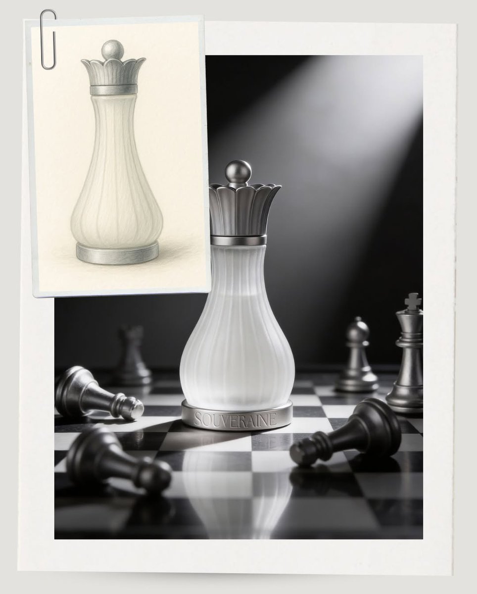 packagings's tweet photo. Souveraine’s #designlanguage draws directly from the visual authority of the #chessqueen, translating power into sculptural elegance.
https://t.co/eryhdbaIbl
#packagingdesign by Núria Studio https://t.co/IvcIViWhna