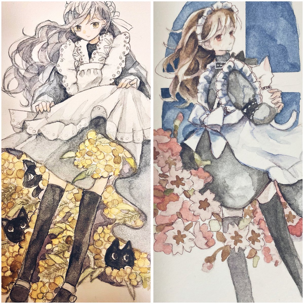 ameame721's tweet photo. 3月22日に持っていく描き下ろし原画たちです.,春らしい子持っていきます✨
#ZEROFESTA
#ゼロフェスタ https://t.co/OOq91iJA2H