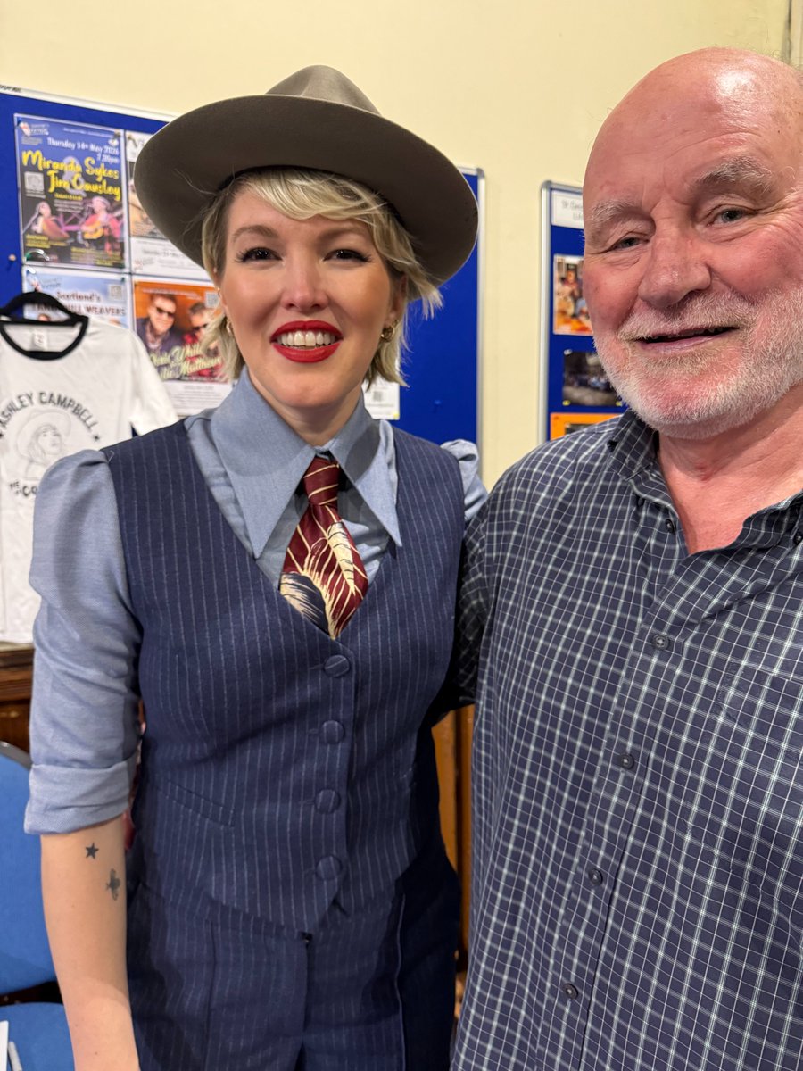 alanhartlepool's tweet photo. Superb evening at St George's Venue, Hartlepool Right on our doorstep. Ashley Campbell a real star and a top lady. Really good band with her. Great to meet her; dad Glen would be very proud. 2 pics, one for a caption competition? https://t.co/FjjpweT3jZ