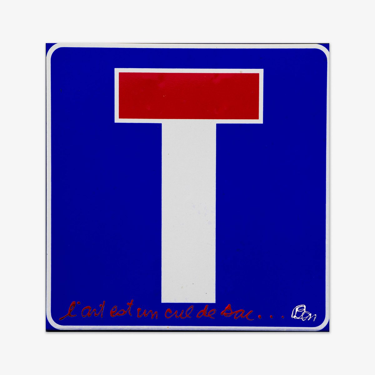 PrintThemAll's tweet photo. “L’art est un cul de sac” by Ben Vautier—a unique work featuring his iconic handwritten script—is available through Print Them All!⁠
⁠
🔗 Inquire now https://t.co/DQis0YeY3i, or contact hello@printthemall.com⁠ https://t.co/TIWCdiyL3V