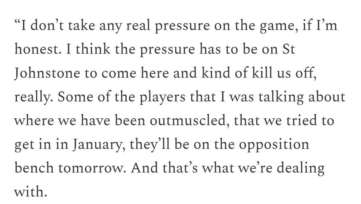 St Johnstone Analysis tweet media