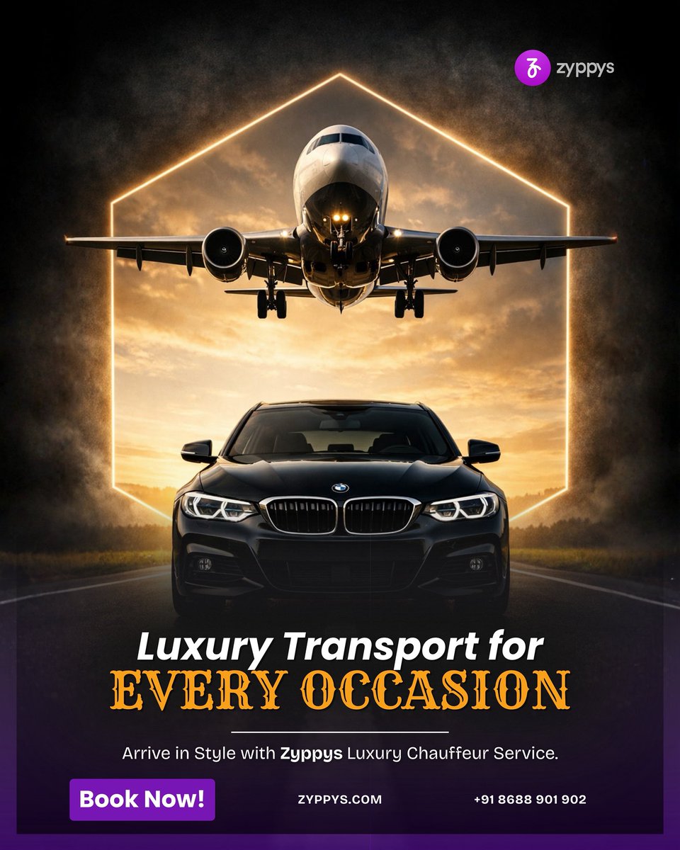 zyppys's tweet photo. Not everyone travels. Some arrive.

From runway to roadway, experience luxury that moves with you.

With @Zyppys, every journey feels like a first-class experience.

Book your statement ride today - https://t.co/PMswGLq8El

#zyppys #luxurytravel #chauffeurservice #arriveInstyle https://t.co/MZoUeHwoBG