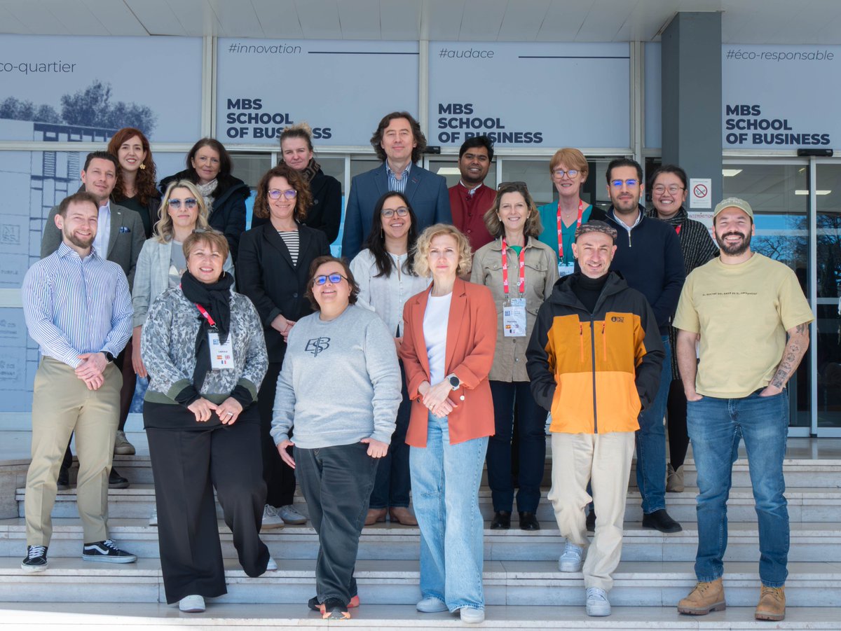 MBS_edu's tweet photo. 🌍 International Week at MBS! This week, 12 professors from our global partner universities are on campus — bringing the world to Montpellier ✈️
Global education as a lived experience🤝
#InternationalWeek #GlobalEducation #MBS https://t.co/CDZ6XsoRU6