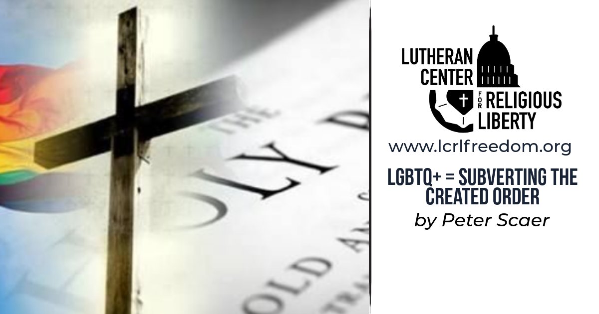 Lutheran Center for Religious Liberty tweet media