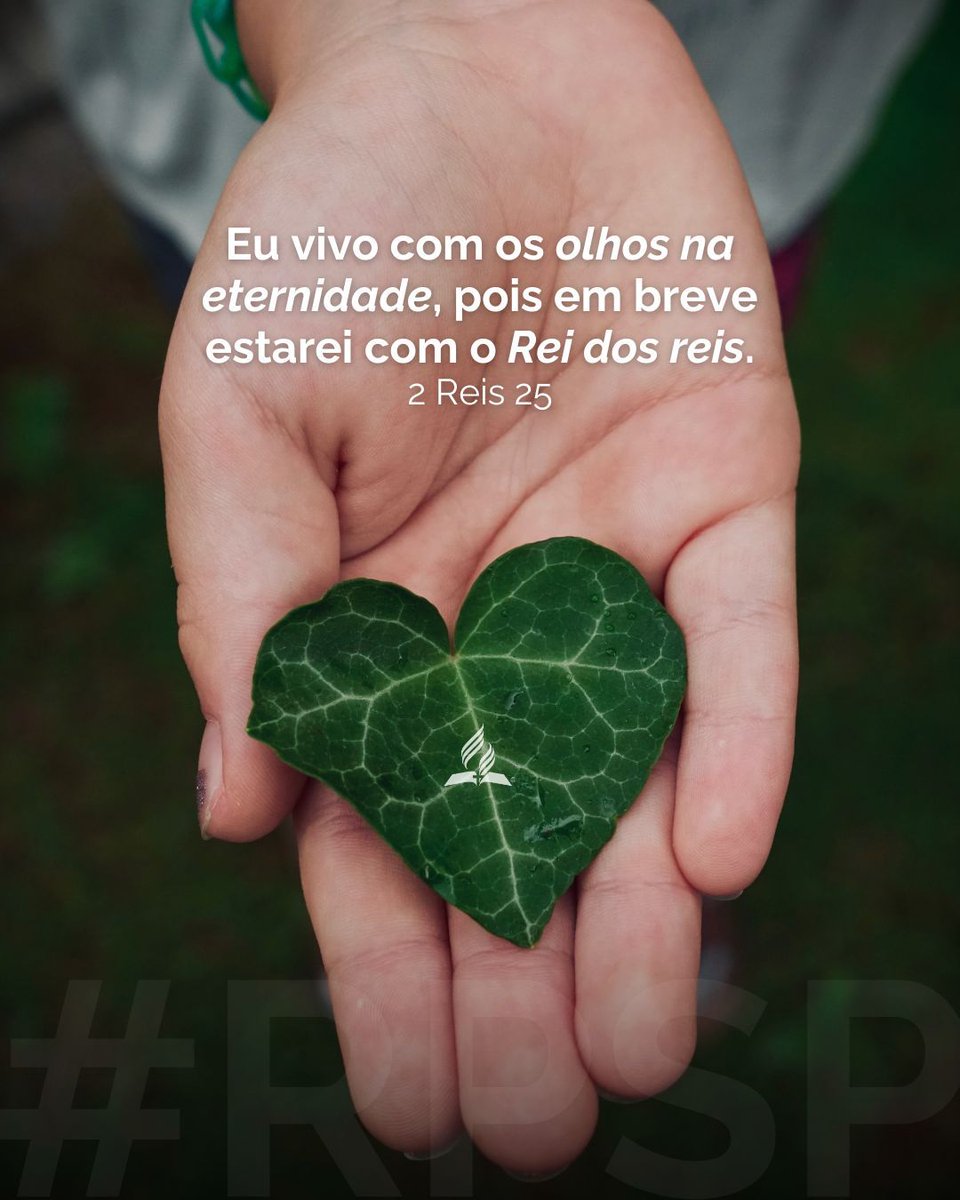 A eternidade me espera, e viver com essa esperança muda a forma como encaro cada dia.

👉 Viva hoje com os olhos no céu.

💬 Comente: “Minha esperança é eterna.”

📖 🎧 adv.st/reavivadospors…
