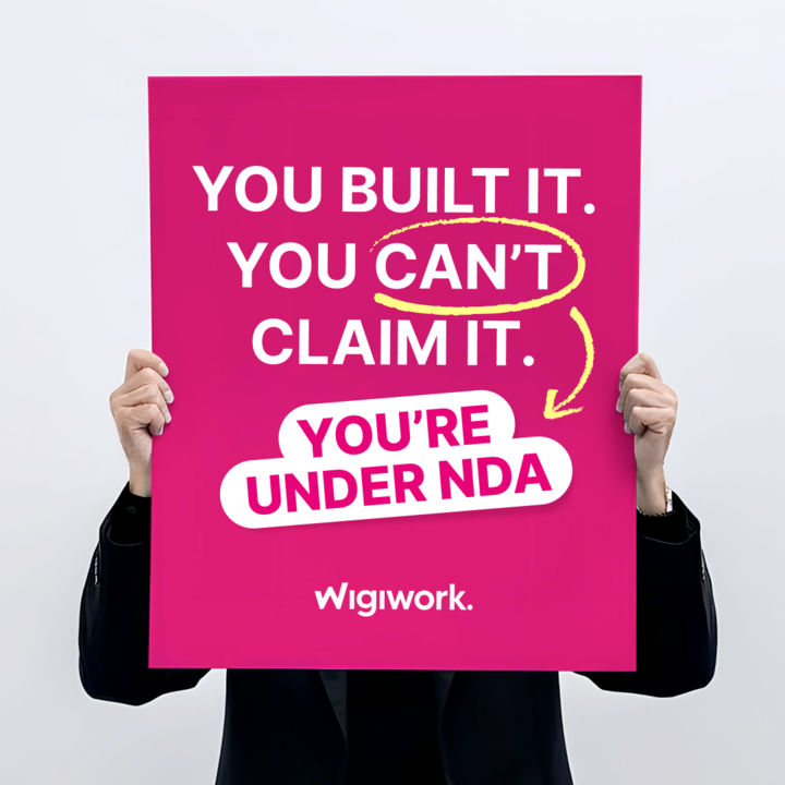 WigiworkHQ's tweet photo. YOU BUILT IT.
YOU CAN’T CLAIM IT.
YOU’RE UNDER NDA.

So you stay quiet.
No updates. No credit.

The market undervalues you.

You built the value.
Someone else owns the narrative.

A major shift is coming... ) https://t.co/JCXUUIg9Zw