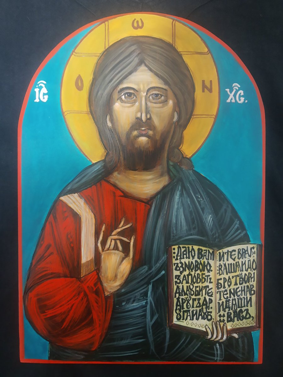 Varijacije - Hristos , 30 x 20 , lipa , kombinovana tehnika . Via...
  ,, Teško vama književnici i fariseji , licemeri , što ste kao okrečeni grobovi , koji se spolja vide lepi a unutra su puni kostiju mrtvačkih i svake nečistote . Tako i vi spolja se pokazujete ljudima pravedni.