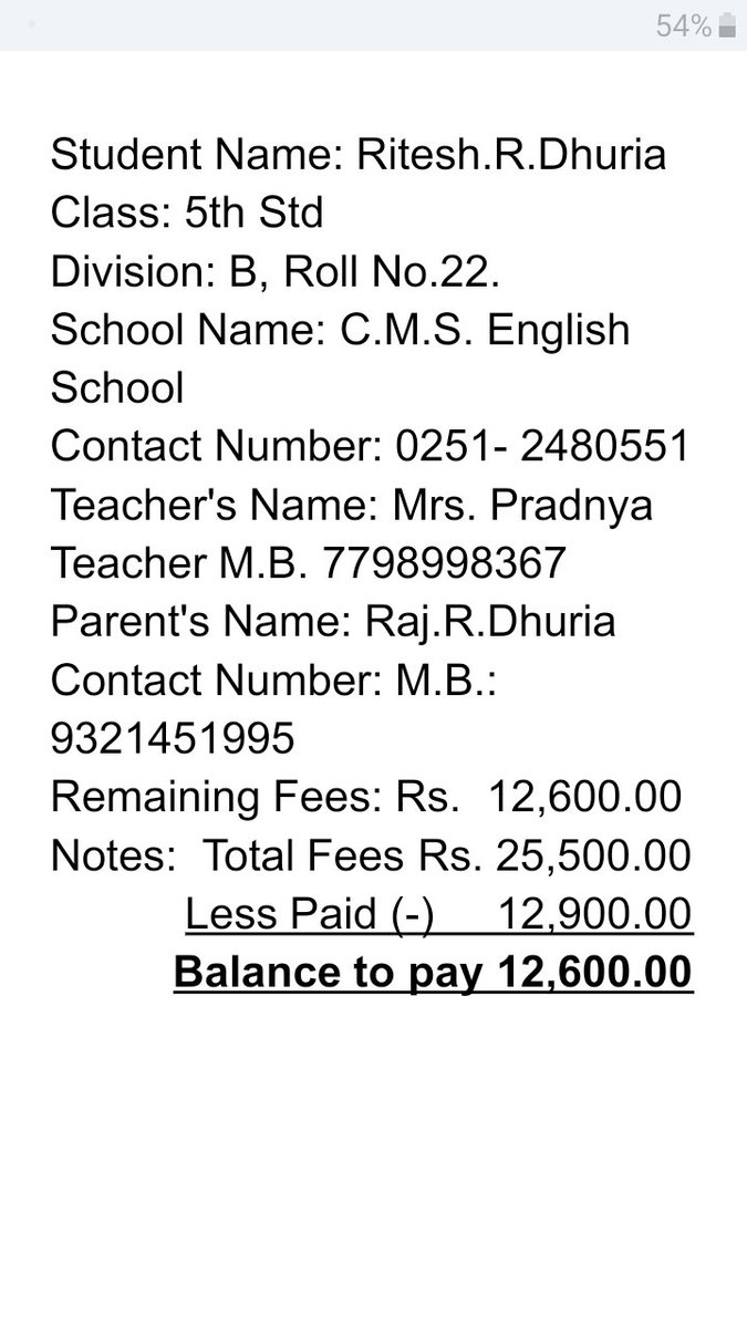 RajDhuria5's tweet photo. Namaste sir🙏 please help me for school fees 🙏 which is Rs. 12,600.00 the school authority told to pay the fees before 24/03/2026. Please help me sir 🙏🙏
@DarshanNPopat 
@VrajjFoundation 
@mayursejpal 
@drunkenmonk___ 
@Krunal_Goda 
@ManMundra https://t.co/RrMTWozAfN