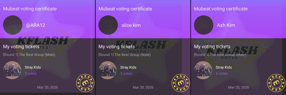 KFlash : Selling KPOP Votes tweet media