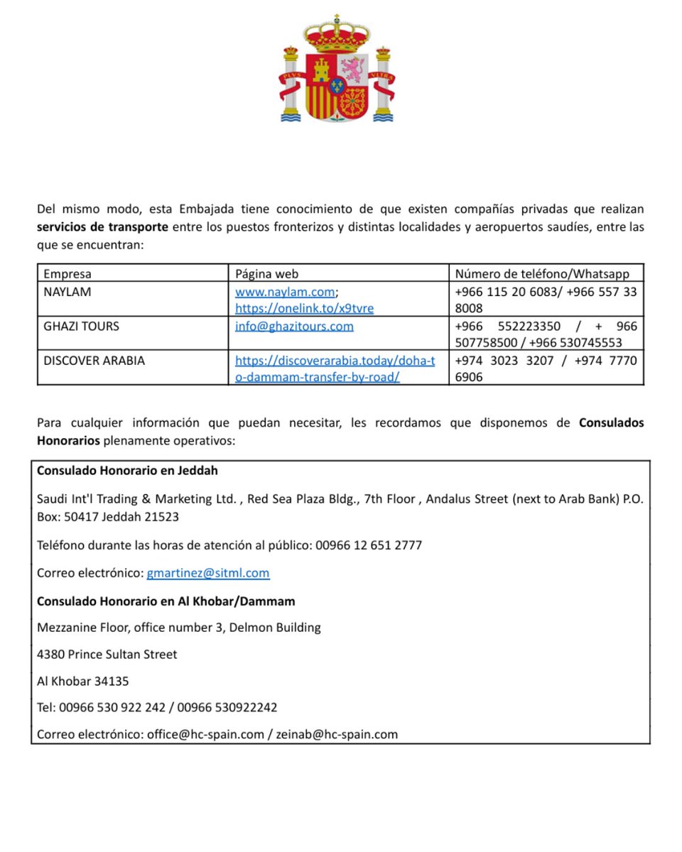 EmbEspaña en A.Saudí tweet media