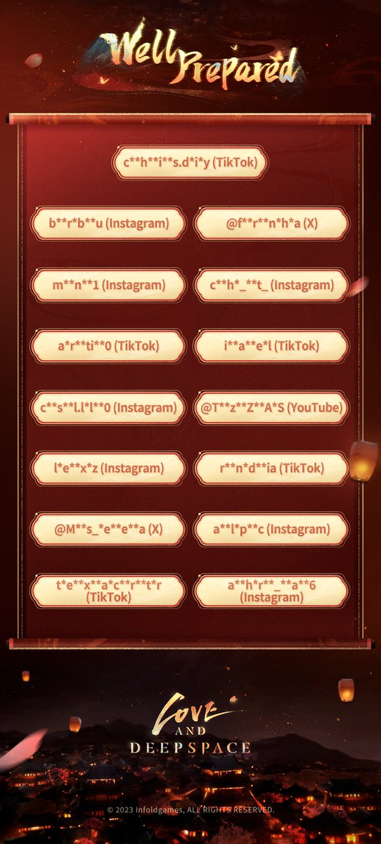 Love and Deepspace tweet media