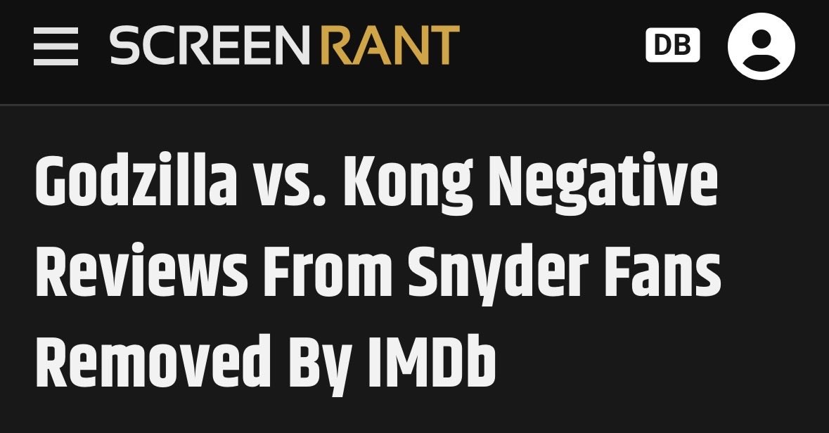 <a href="/Staaberwocky/">snyderbro420-69</a> <a href="/letthedeviIout/">Cade (DDBA SPOILERS)</a> really weird thing to try to deny this as if the i can’t easily google whether you’re lying… IMDb literally had to remove the fake reviews you psychos were spamming