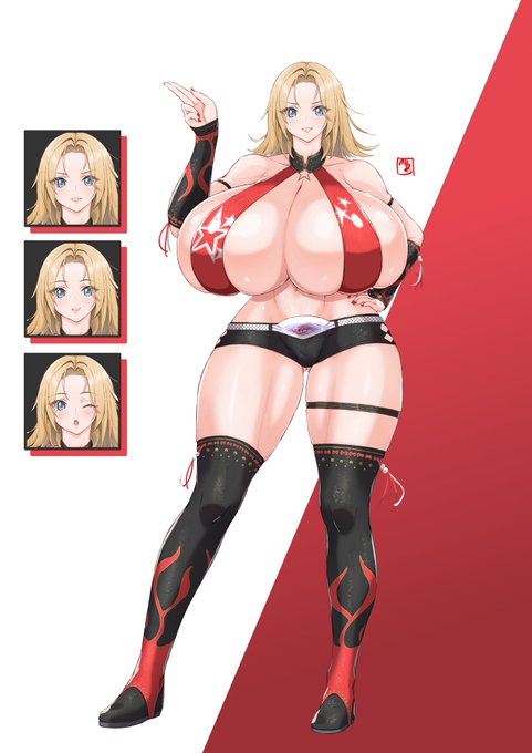 Pixivリクエストで描いたDOAティナ 