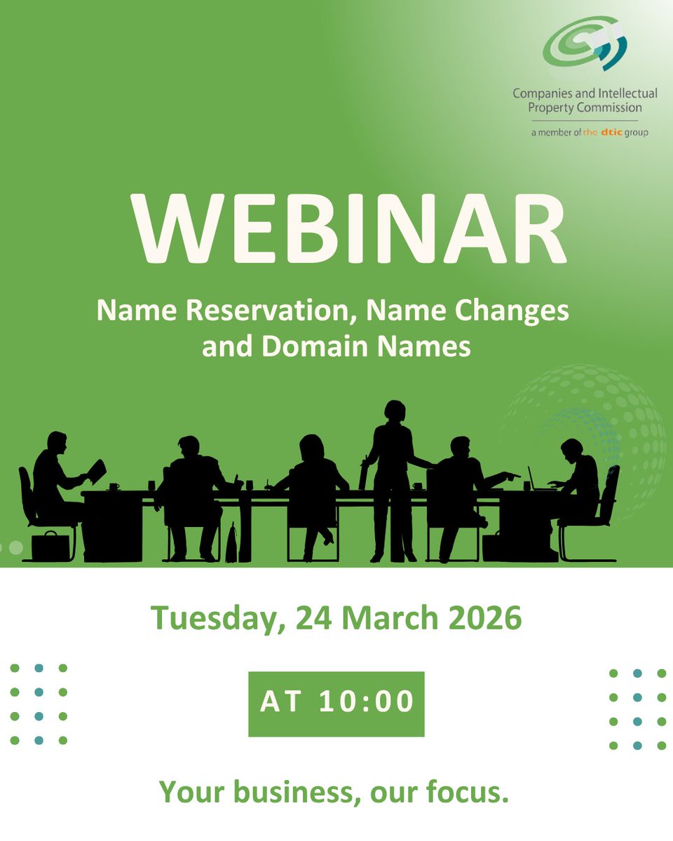 Companies and Intellectual Property Commission tweet media