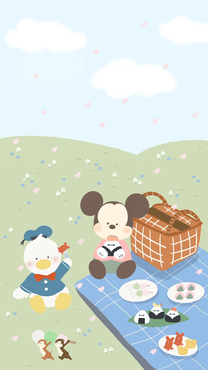 meicheeeese's tweet photo. 花より団子🍡🍙🌸 https://t.co/5yTsL9OiQz