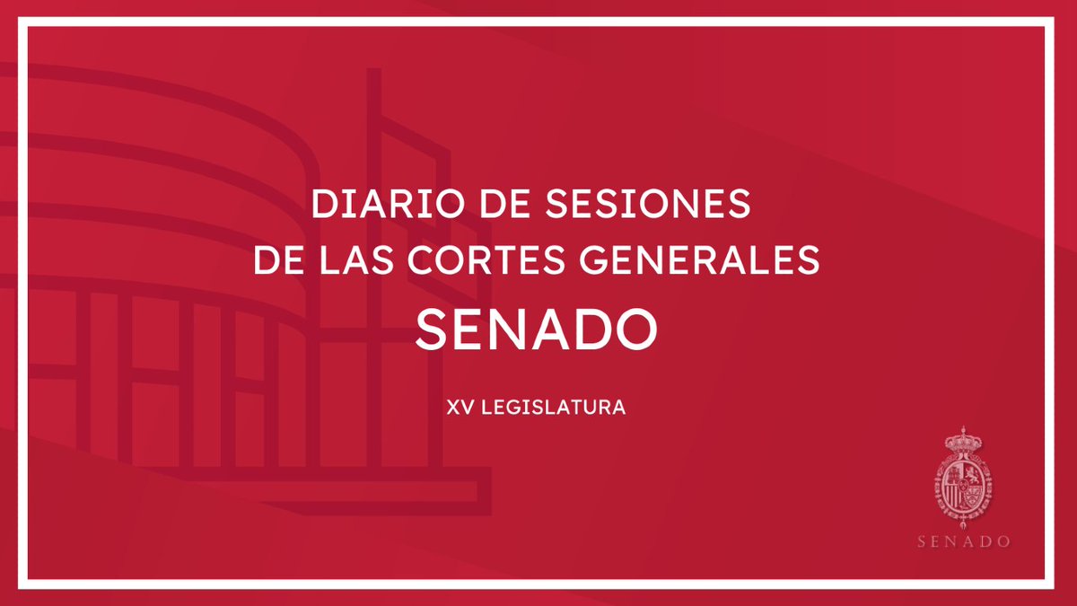 Senado de España tweet media