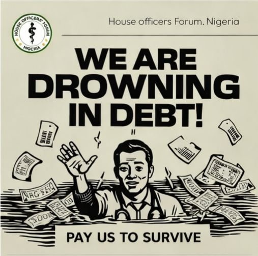 Dear House Officers, Doctors, Friends and all Lovers of due process.

Let us trend this images on every social media handle with the Hashtag,

#PayHouseOfficers .

Twitter algorithm makes hashtag go more farther . 

Repost aggressively and tag MDCN etc ..