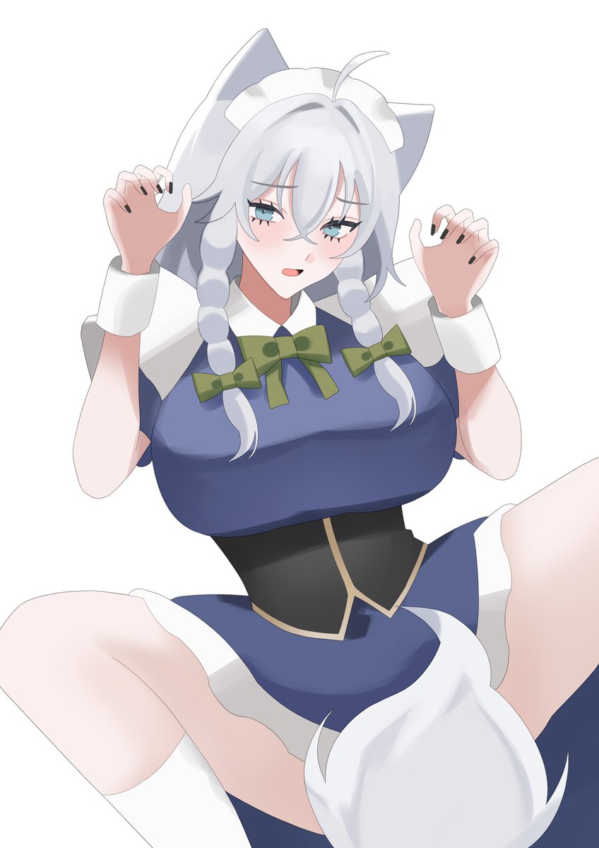 犬耳の咲夜さん
#東方Project #十六夜咲夜 