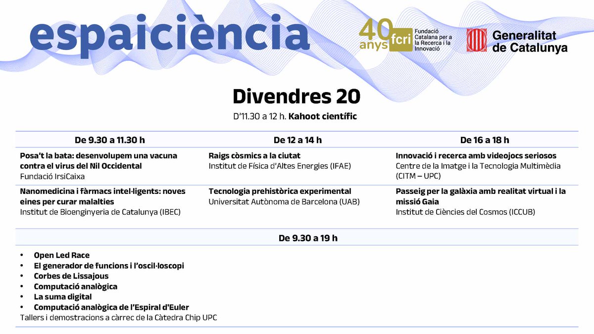 Fundació Catalana per a la Recerca i la Innovació tweet media