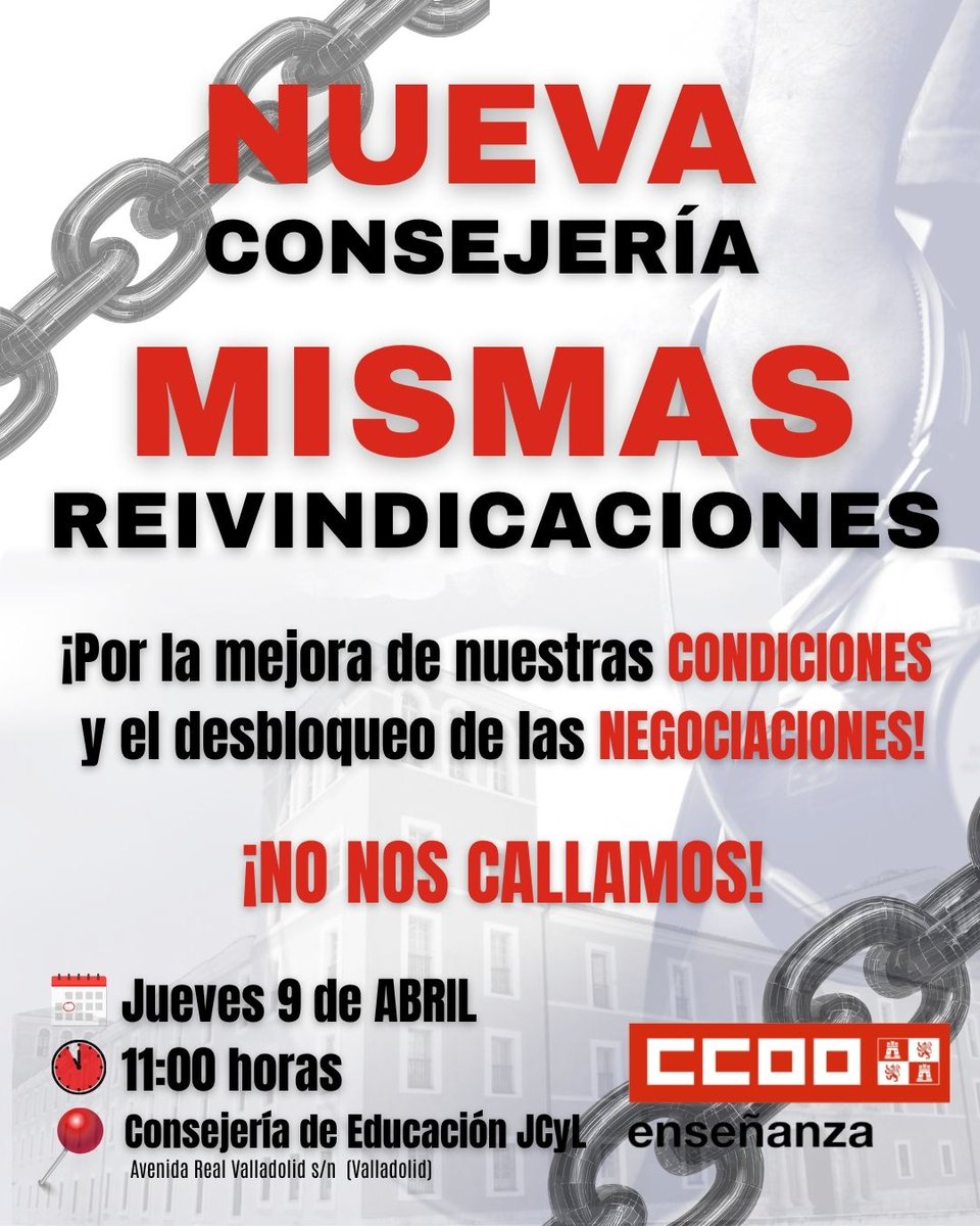 CCOO Enseñanza Castilla y León tweet media